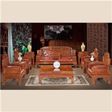 LX 古典红木客厅家具沙发  锦上添花沙发