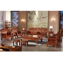 LX 古典红木客厅家具沙发 吉象大如意沙发