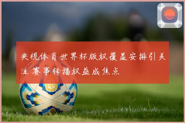 央视体育世界杯版权覆盖安排引关注 赛事转播权益成焦点